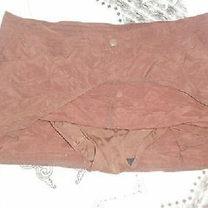 Cazinni Sporty Brown Board Swim Skirt Sz 12 New